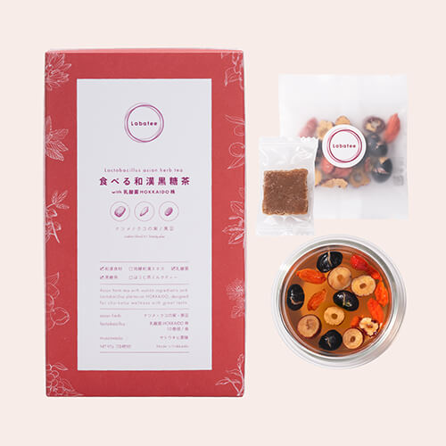 食べる和漢黒糖茶 with 乳酸菌HOKKAIDO株 ナツメ・クコの実・黒豆
